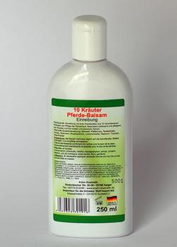 Dr. Sachers 10 Kräuter Pferdebalsam Einreibung 250 ml