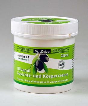 Dr. Sachers Olivenöl Gesichts- und Körpercreme 250 ml